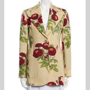 Gucci 2017 Floral Rose Print Blazer🌹